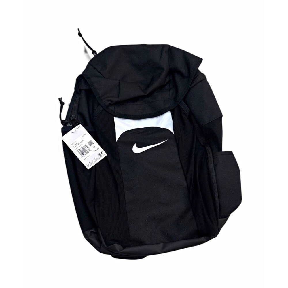 Nike Training Backpack Black White Swoosh School Gym Sports Bag NWT